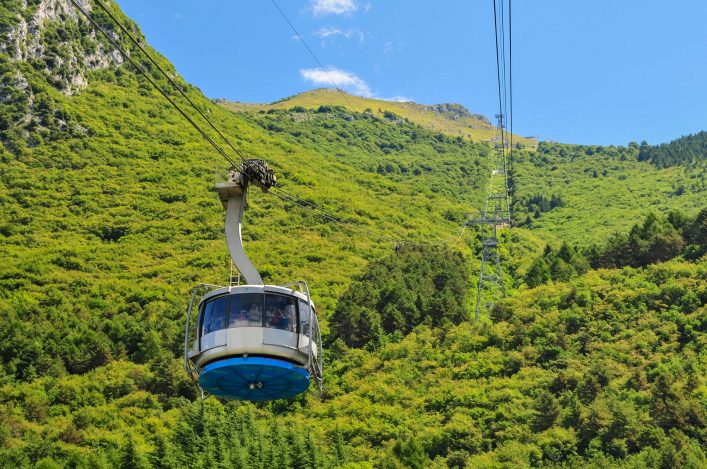 Seilbahn auf den Monte Baldo