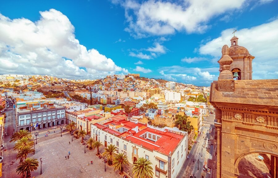 Die Altstadt von Las Palmas auf Gran Canaria