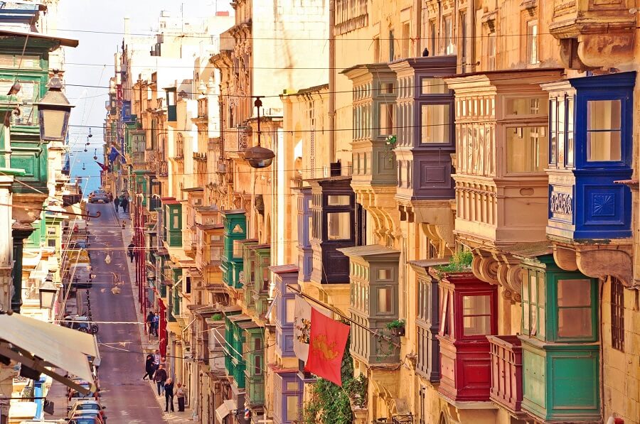 Die Strassen von Valletta
