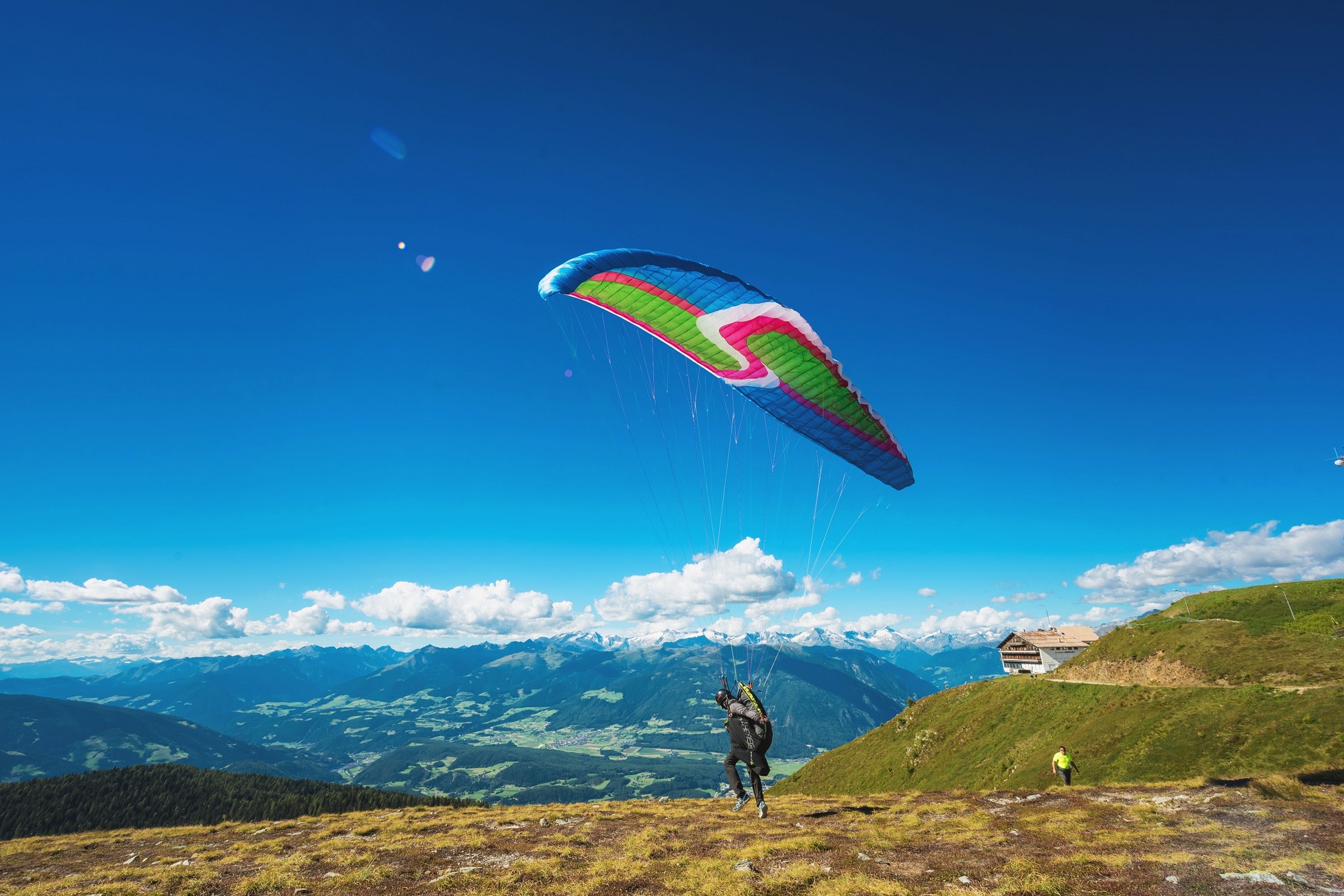 Paragliding, Urlaub in Südtirol