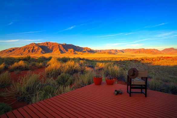 Namibia, Lodge, Sonnenuntergang