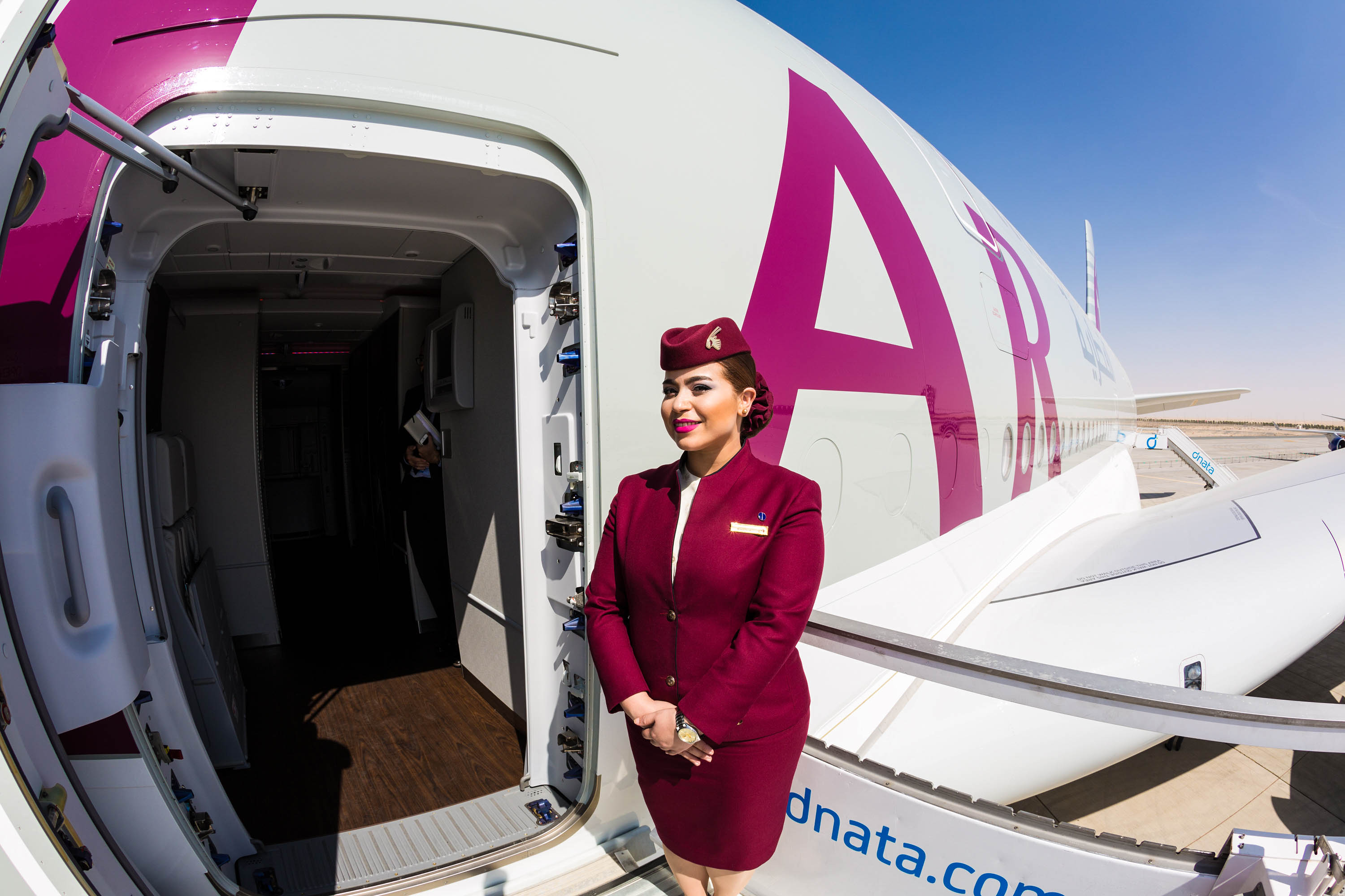 Qatar Airways, Airbus A380, Kabinen Crew, Stewardess
