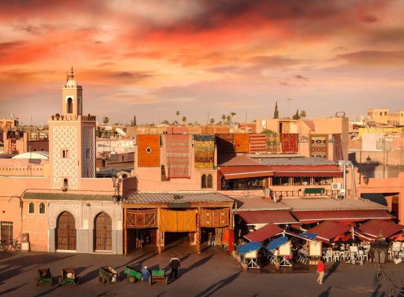 Marrakesch Sonnenuntergang 