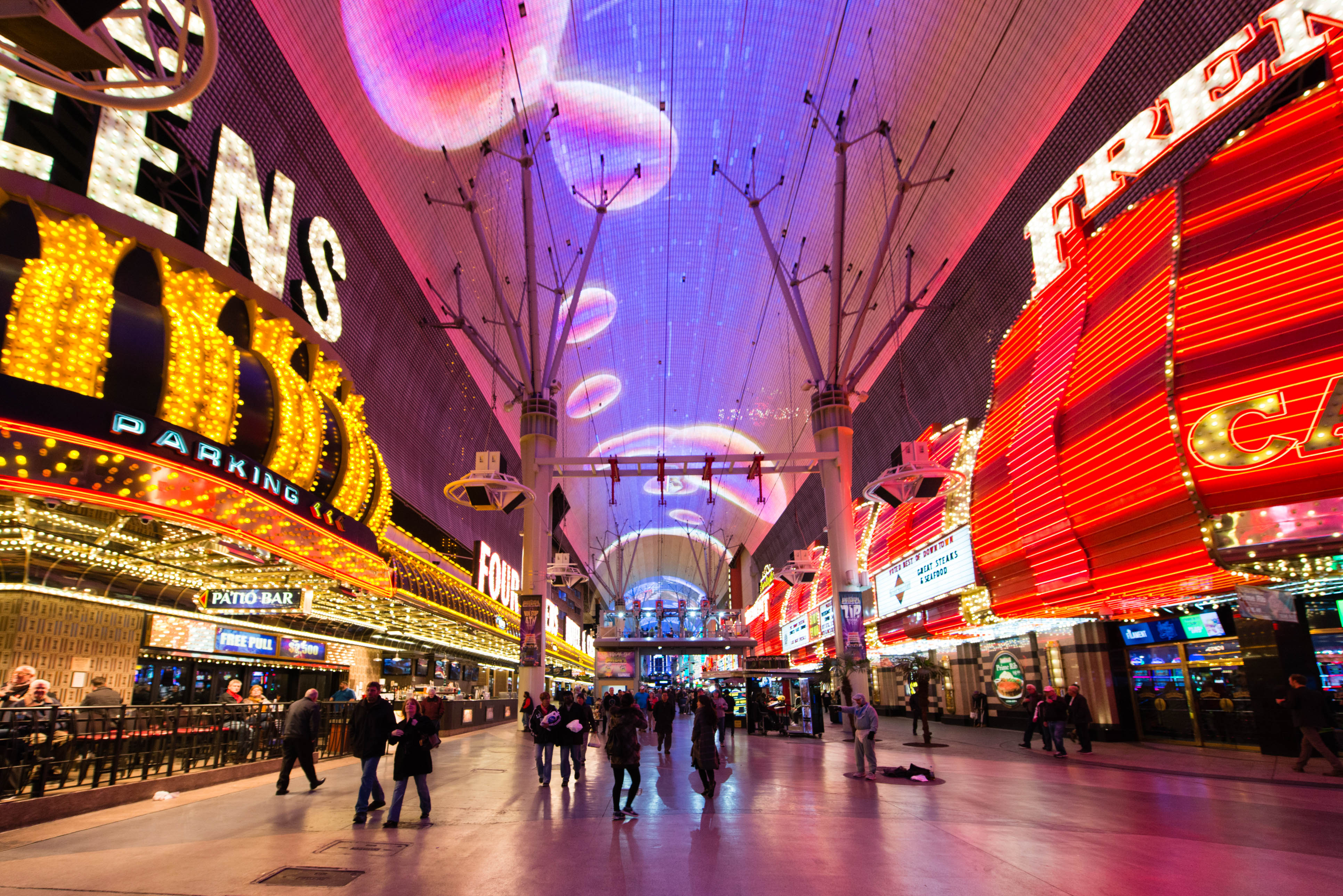 Las Vegas Schild Nachts Schild In Las Vegas: Lizenzfreie Stock Videos