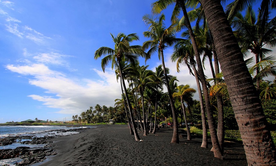 Black Beach auf Hawaii
