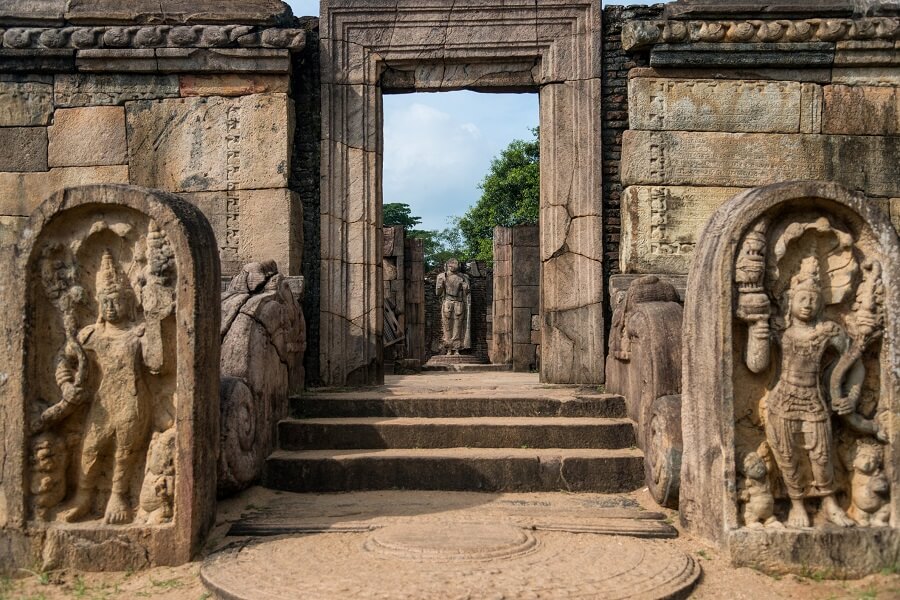 Ruinen der antiken Stadt Polonnaruwa