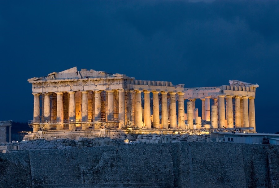 Die Akropolis - das Wahrzeichen von Athen (Griechenland)