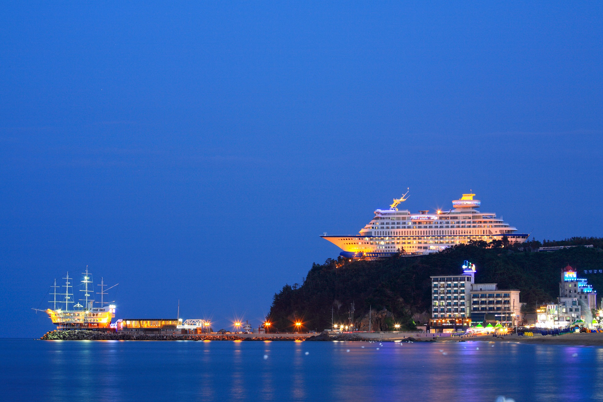 Hotel wie ein Kreuzfahrtschiff in Südkorea
