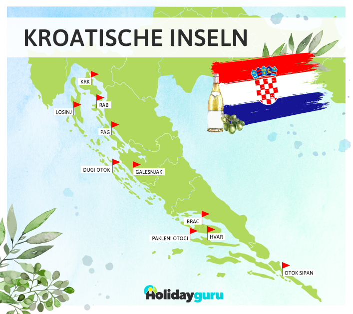 Ich stelle euch die schönsten Kroatischen Inseln im Überblick vor