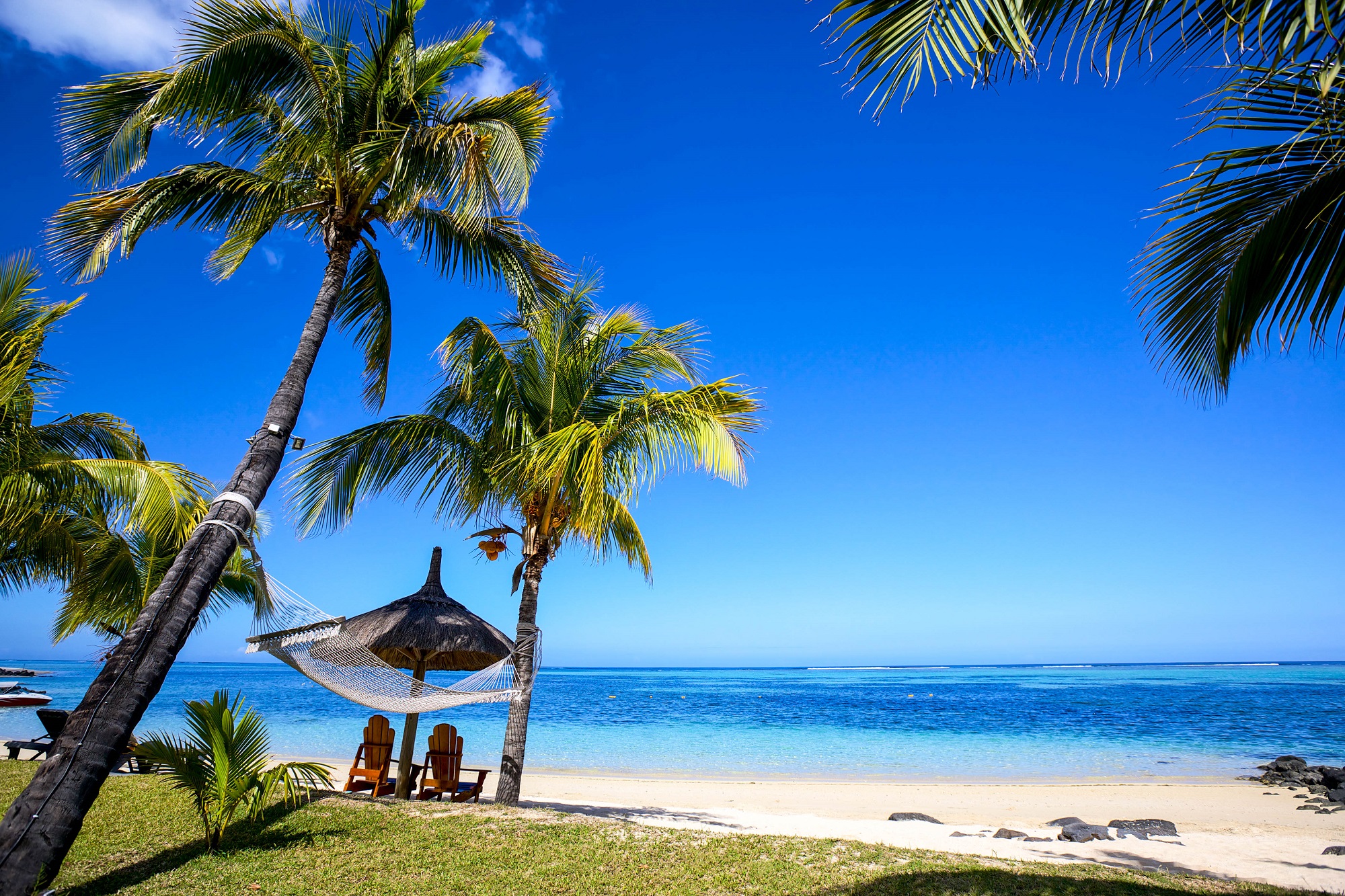 Ein traumhafter Strand auf Mauritius