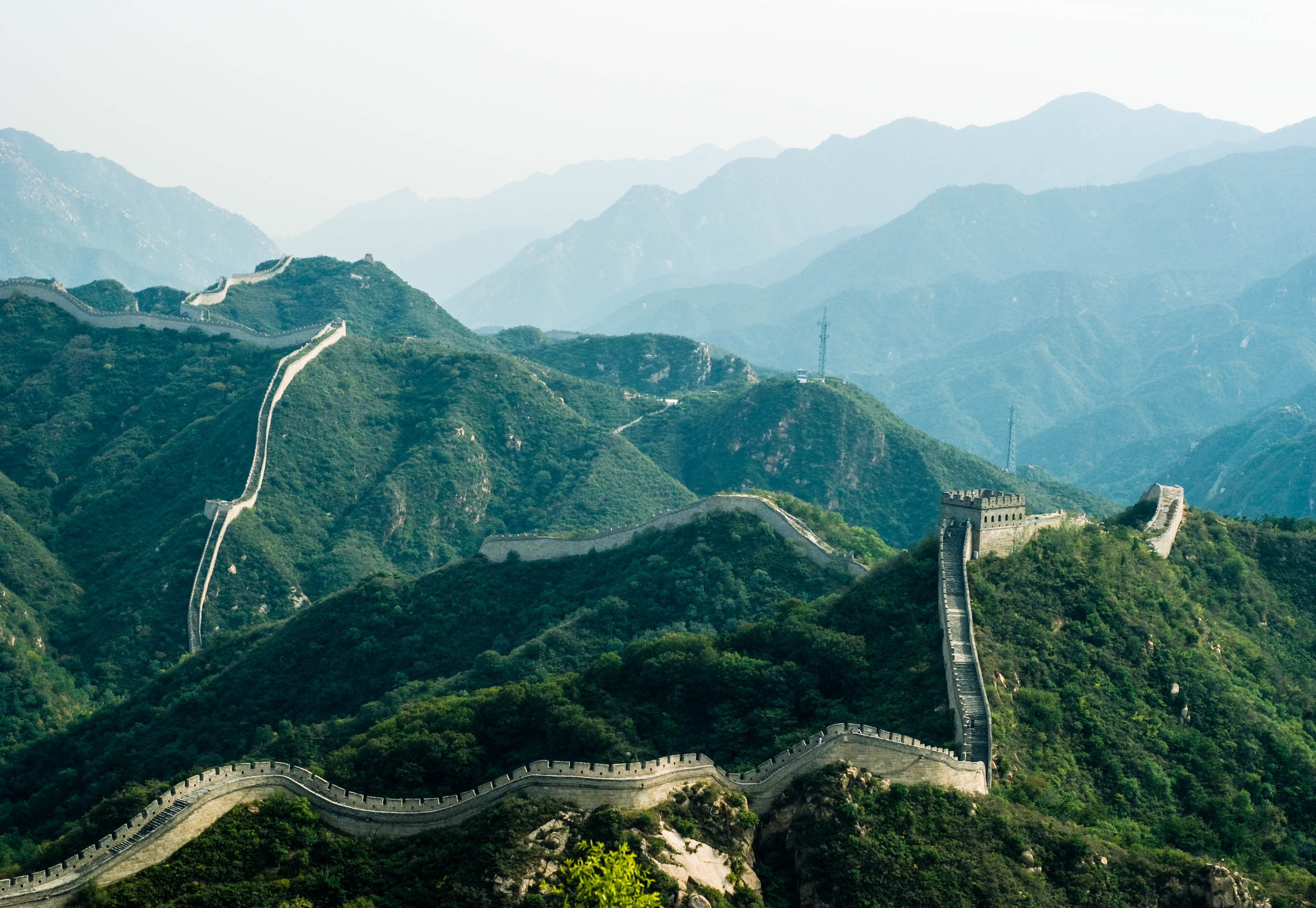 Marathonstrecken: Über die chinesische Mauer.