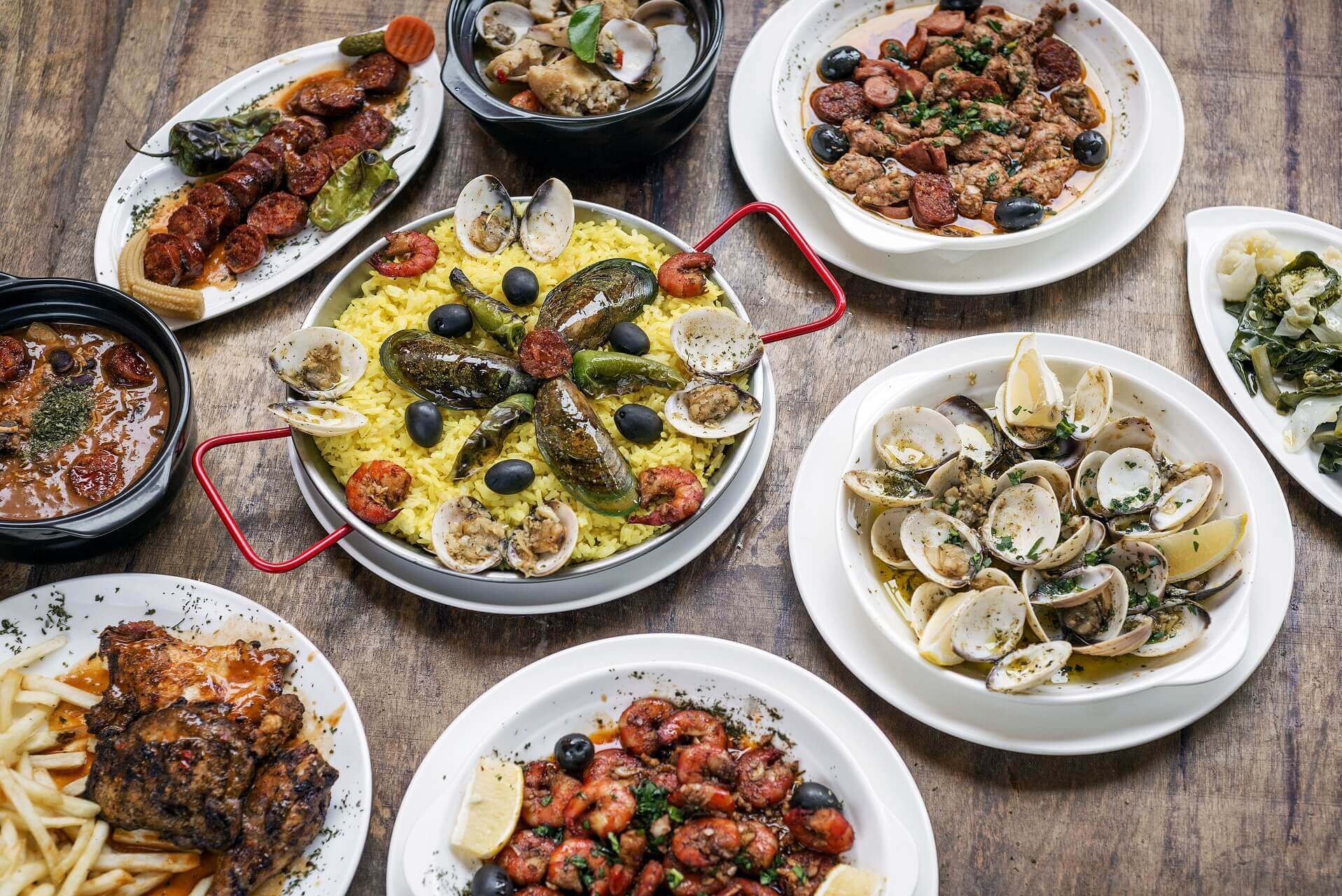 Die portugiesische Küche fokussiert Fisch- und Fleischgerichte.