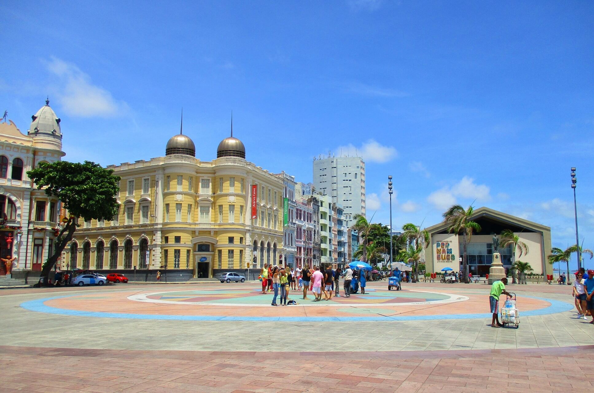 Der Praça do Marco Zero ist das touristische Highlight Recifes
