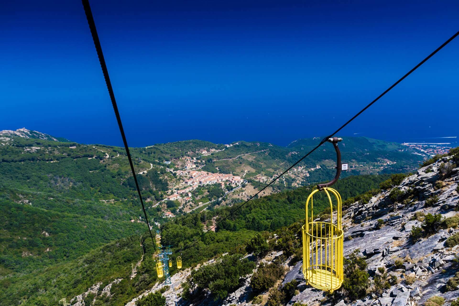 Der Lift hinauf zum Monte Capanne auf Elba muss man erlebt haben