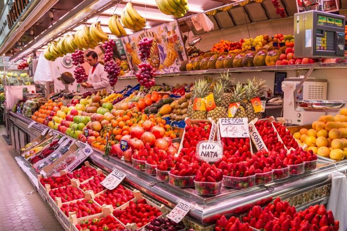 Der Mercado Central in Valencia, Spanien