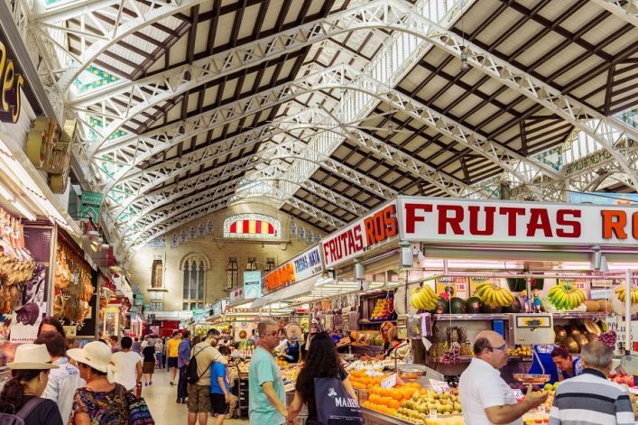Der Mercado Central in Valencia, Spanien
