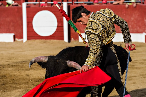 Stierlauf in Pamplona Matador 
