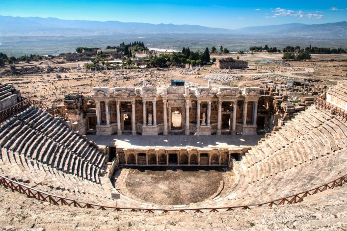 Amphitheater in den Ruinen von Hierapolis