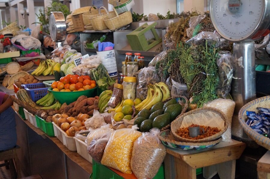 Obst und Gemüsemarkt auf den Kapverden