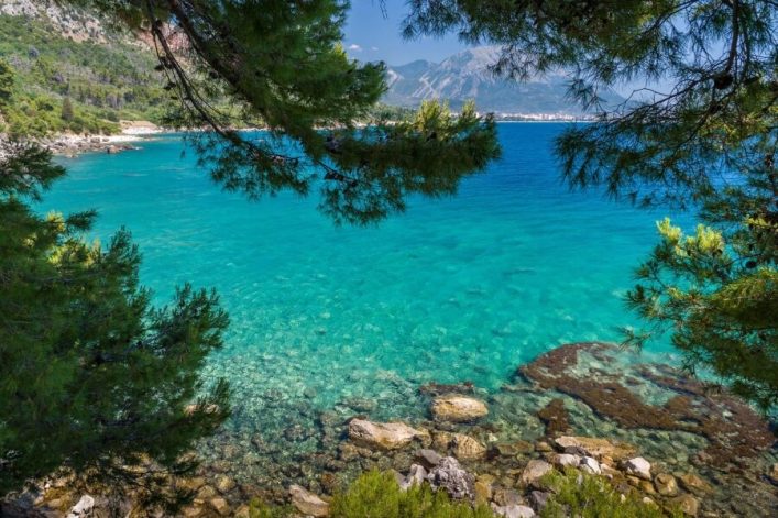 Das klare Wasser der Adria