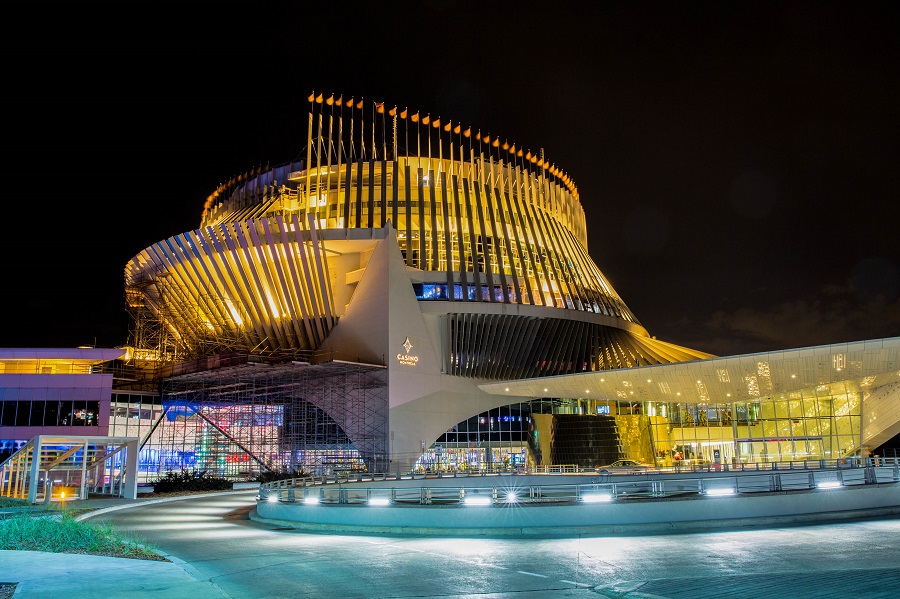 Montreals Casino bei Nacht