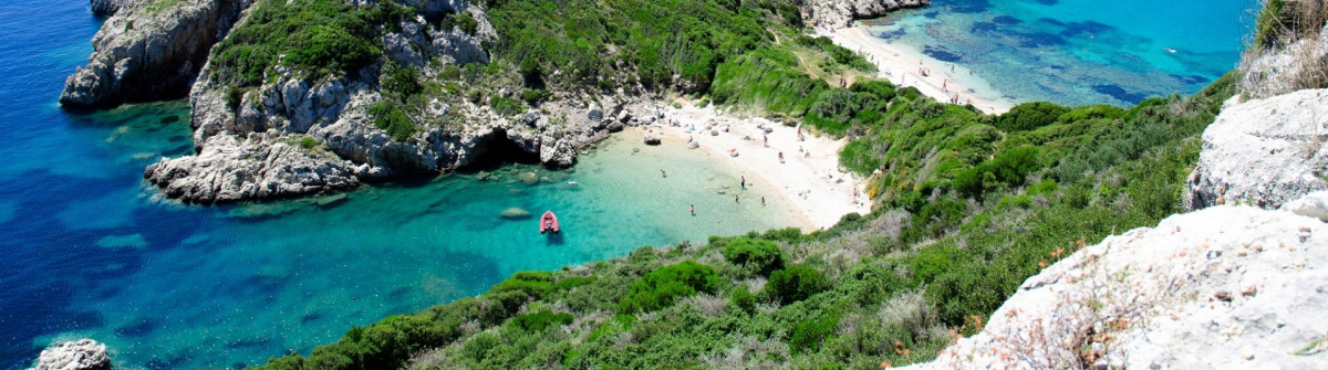 Port Timoni auf der Insel Korfu