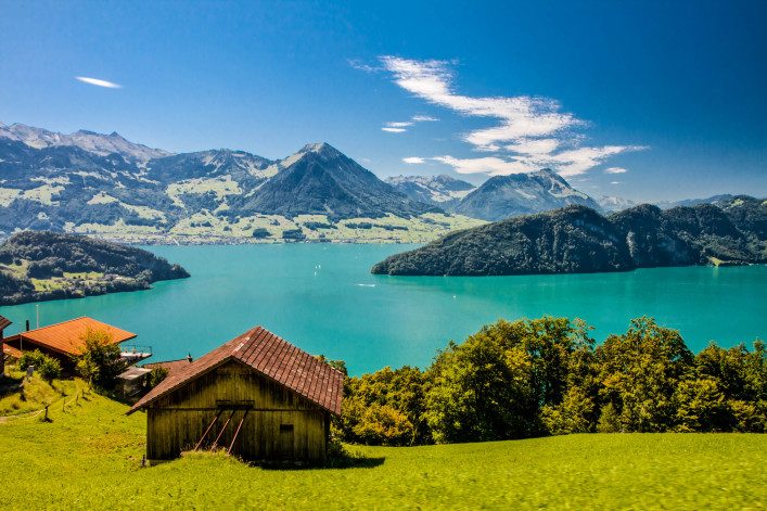 Blick auf den Vierwaldstättersee