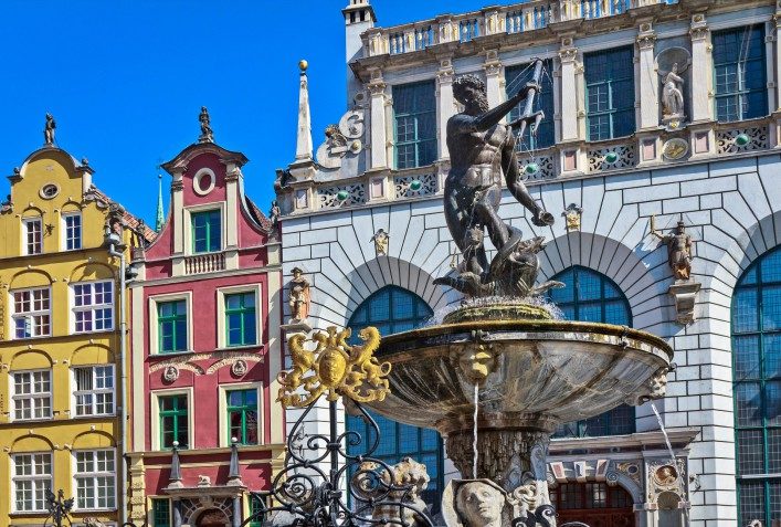 Altstadt von Danzig Polen