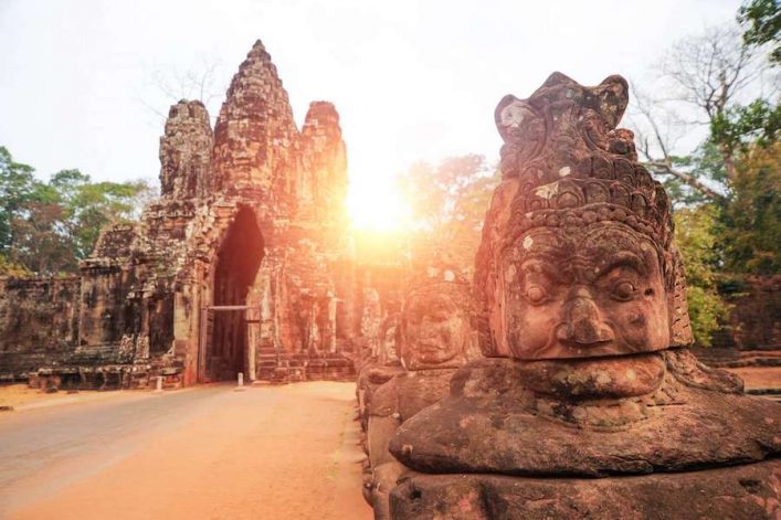 Angkor Wat scenery in Cambodia